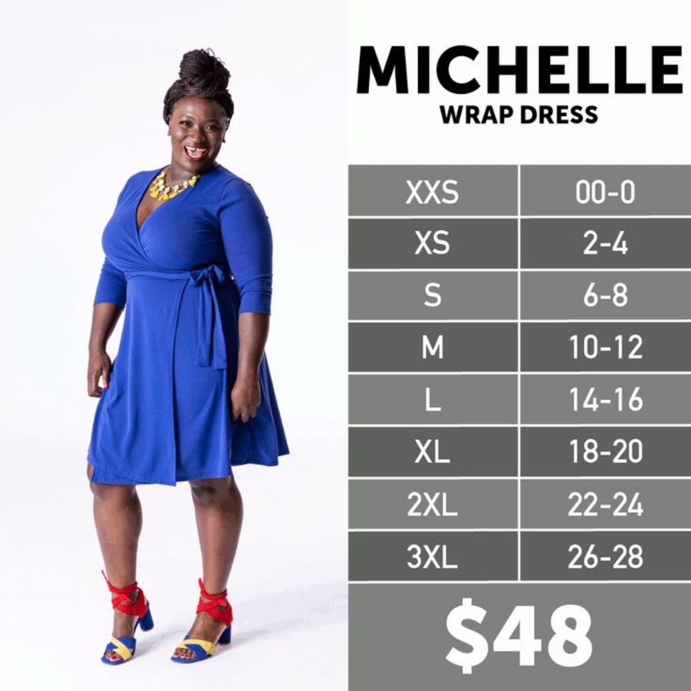 LuLaRoe Michelle Wrap Dress